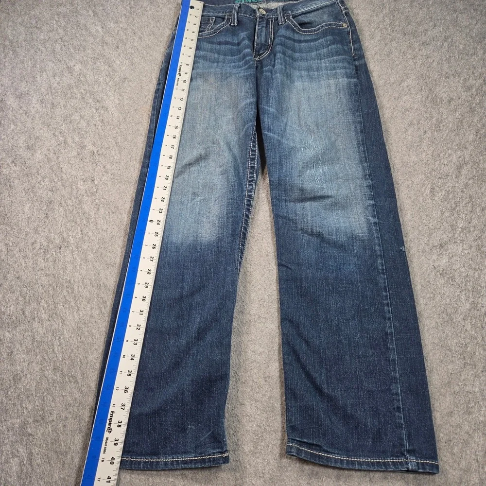 Cinch Grant Mens Relaxed Bootcut Jeans Dark Wash Stretch 30x32 MB61237001